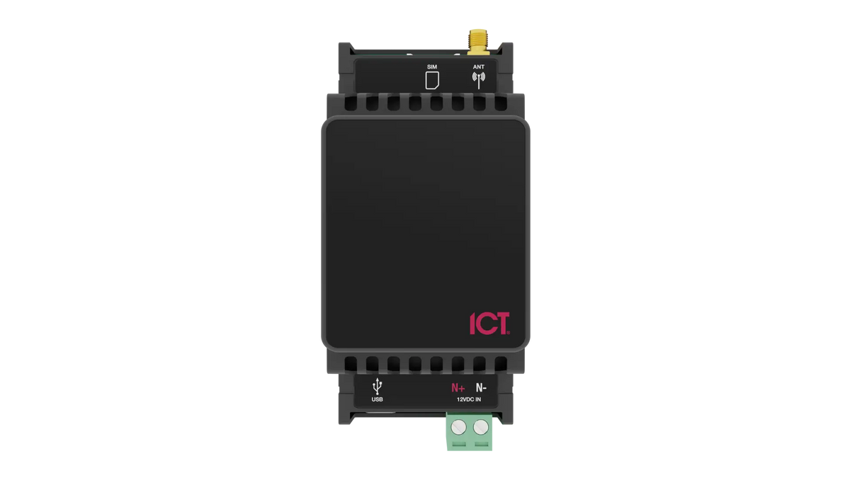 ICT Protege DIN rail cellular modem